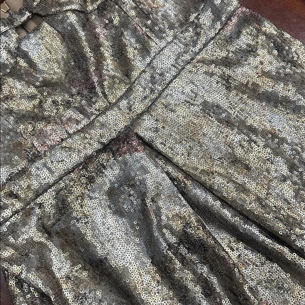 Burberry Metallic Mini Dress - Picture 9 of 16